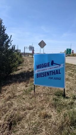 MeggieBiesenth1's tweet photo. David, my bro &amp; our wonderful friend Brian have been putting up our large signs.  Have you seen any?  Do you want one or know someone who wants one?! https://t.co/8QoSCFowxg