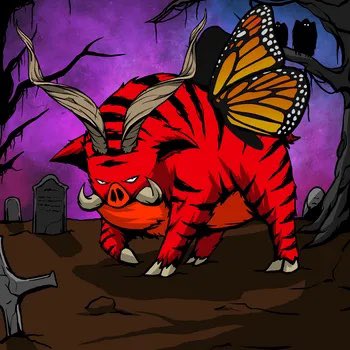 StonedRancher's tweet photo. Officially popped my 🍒 and joined the #ToughLions and #HypeHogs Family🦁🐷💪
@zap7project is killing it with the artwork🙌
You bet I’ll keep sweeping the floor and adding to my collection🫡
Sweep yours on @EbisusBay🧹
#EvolutionHogs Minting Now https://t.co/tHTBoUlpT4
#Cro https://t.co/DFFUg85ZPZ