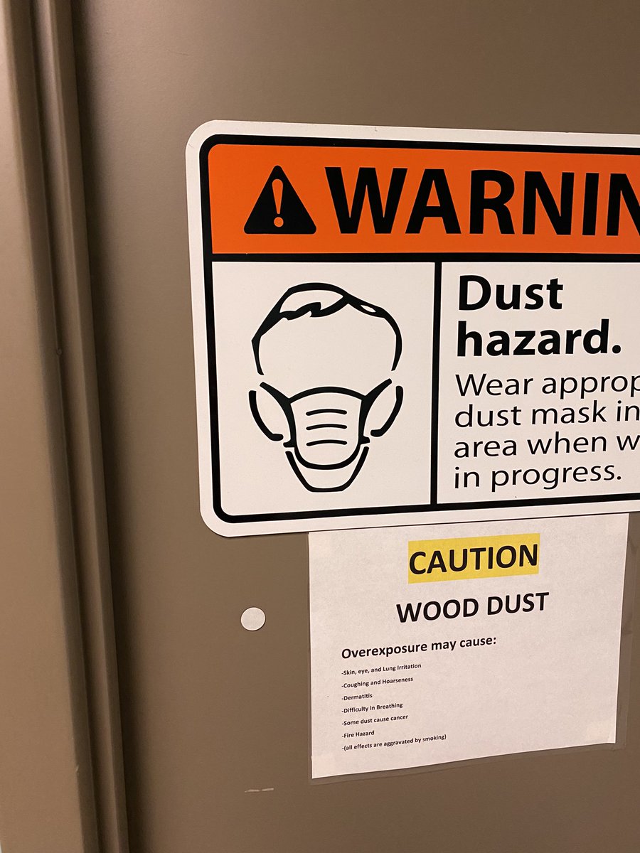 e_kriebs's tweet photo. I can’t explain it but the face on this warning sign at work is @gdavies #taskmaster https://t.co/eiiaz5uIlw