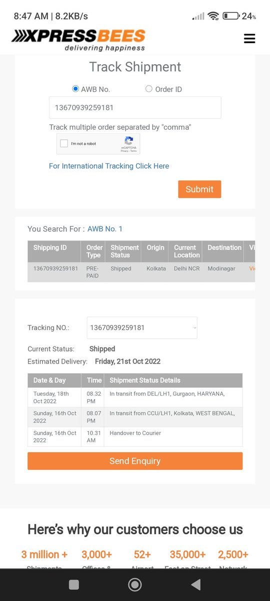 itsAsliAshutosh's tweet photo. @AJIOLife I don't know what kind of Algorithm you're using to prioritize the shipment but I can clearly say that it's not working! https://t.co/RA9NU7X99y
