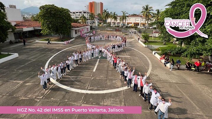 imssjalcontigo's tweet photo. El #IMSSJalisco participó con la formación de lazos rosas para conmemorar el Día Mundial de la Lucha Contra el #CáncerDeMama.

#IMSSenRosa💗 
#OctubreRosa🎀 https://t.co/Iput3KvMnV