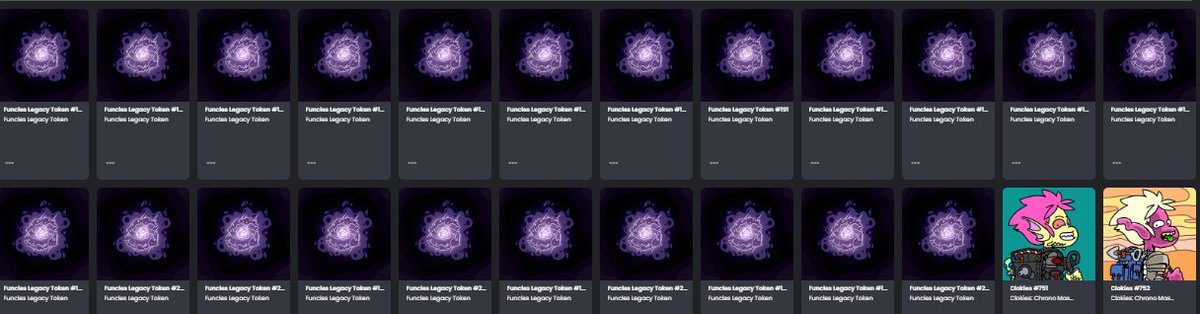 TomOHawk_27's tweet photo. Claimed my @funclesnft Legacy Tokens and can't wait to see what is in store. Easily my favorite project and am happy to be in it for the long haul. https://t.co/6wSs7ThBYA
