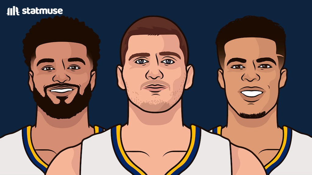 statmuse's tweet photo. Final:

102 — Nuggets
123 — Jazz

Nuggets country, let’s ride. https://t.co/W1piXaxjAt