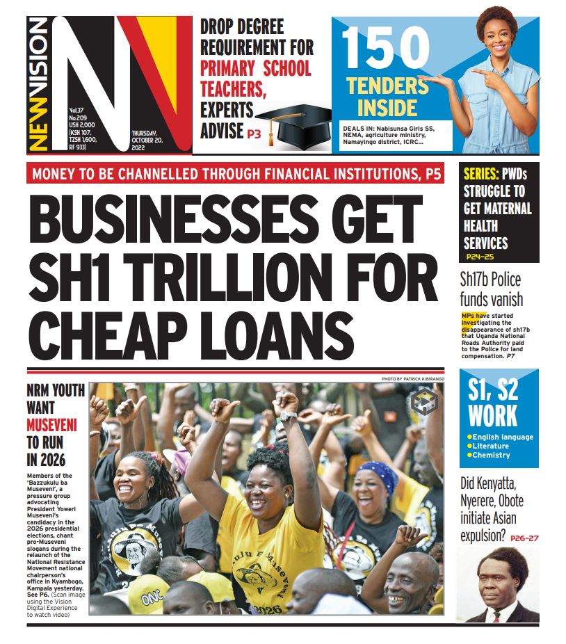 It's a deal day today with 150 tenders up for grabs with youth asking @KagutaMuseveni to stand in 2026 while govt negotiates with airline to lift stranded galz in MiddleEast + much more. @BarbaraKaija @UrbanTVUganda @wakakasam @NkubaSamuel1 @mubarakUG @pbusharizi #VisionUpdates