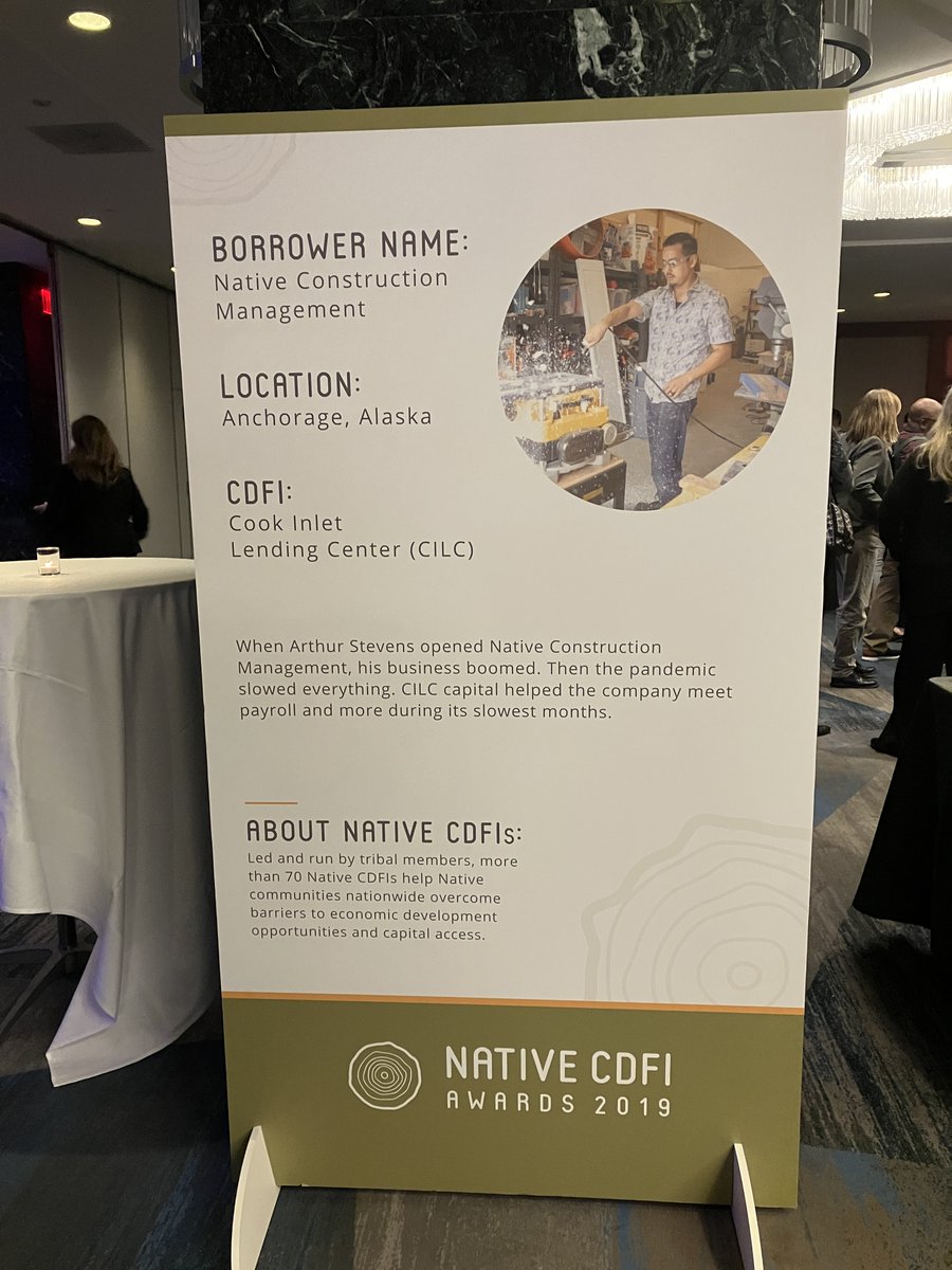 ws_microloans's tweet image. At last night's #NativeCDFIAwards presented by @OppFinance, @Oweesta, and @WellsFargo, we were inspired to see the ways our Native #CDFI peers #InvestInChange by supporting the #SmallBiz in their communities. Check it out⬇️
#2022OFNConf