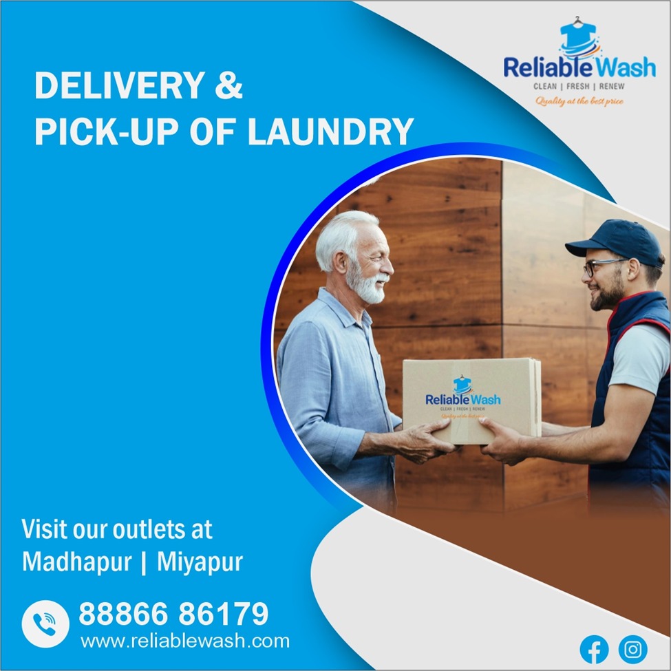 ReliableWash's tweet photo. Reliable Wash Ironing &amp; Laundry Services can pick up your laundry and/or ironing and deliver it back to you in addition to doing the laundry and/or ironing for you.
Branches: #Madhapur | #Miyapur
#ReliableWash #Clothes #SteamPress #Washing #AllPurposeCleaner #Laundry #Iron https://t.co/IroyGZhZtG