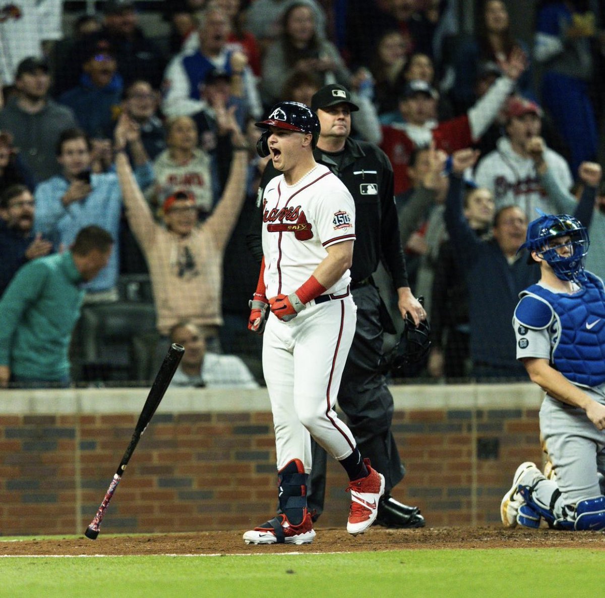 LeslieMinesIII's tweet photo. Joc Pederson’s last 3 Instagram posts have been from the Braves’ World Series run . . . . 

There’s not a soul in Braves Country that is opposed to bringing him back to the A, so I suggest AA works his magic this winter. #ForTheA https://t.co/ZjpB3z5NwC