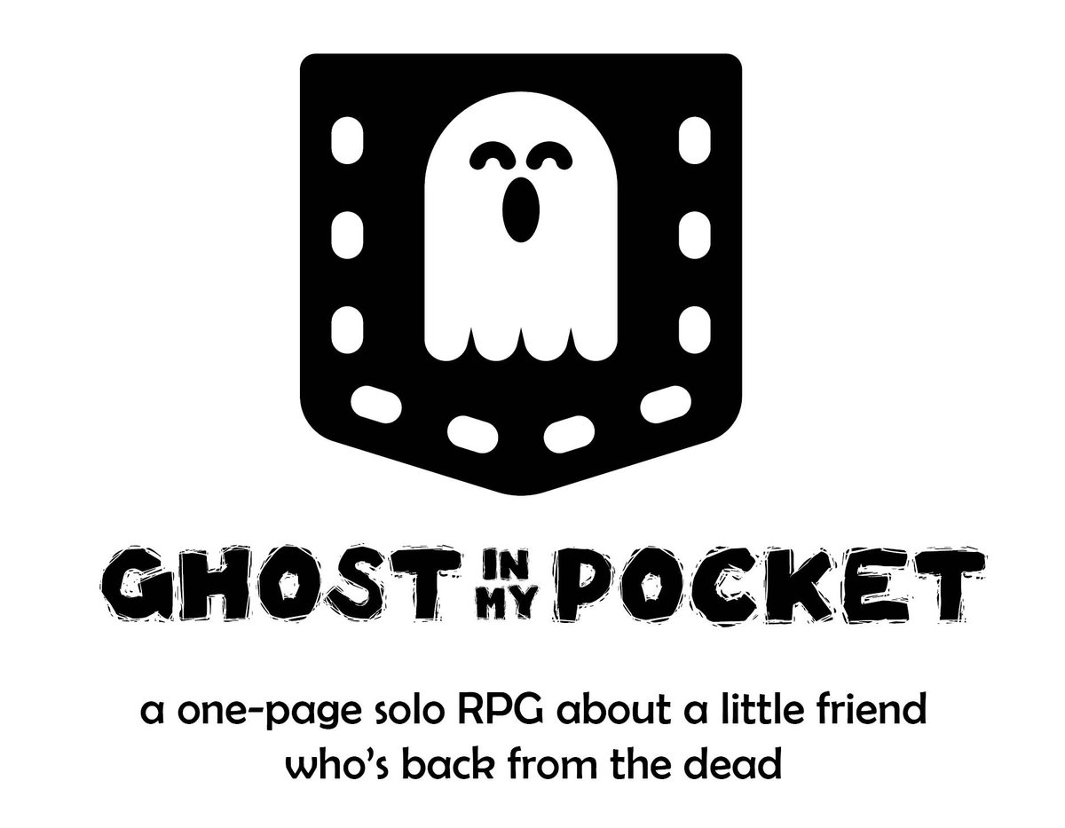 MxBeatrix's tweet photo. I wanted to carry a little friend around with me. I am also spooky, and its October, so that little friend is likely dead.
A free, solo journaling game about a ghost living in your pocket and getting a last taste of life.
https://t.co/Uc7XibarHS
#rpg #microrpg #oneshotrpg https://t.co/alRVgJc4TC