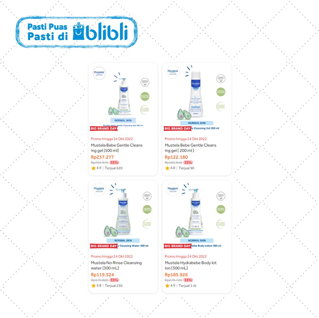 bliblidotcom's tweet photo. Ada yang mau 100 ribu?! 𝑵𝑲𝑲𝑪𝑯𝑰 yuk, Nanti Kita Kasih Cepek Hari Ini! 

- REPLY 1 nama BAYI kekinian
- FOLLOW aku, RT, &amp; LIKE tweet ini
- Pemenang acak

Perlengkapan bayi dari Mustela, lagi murah2 semua! Klik https://t.co/lO31BXzto2 ya! #BlibliPEL https://t.co/qCbOxrYndW
