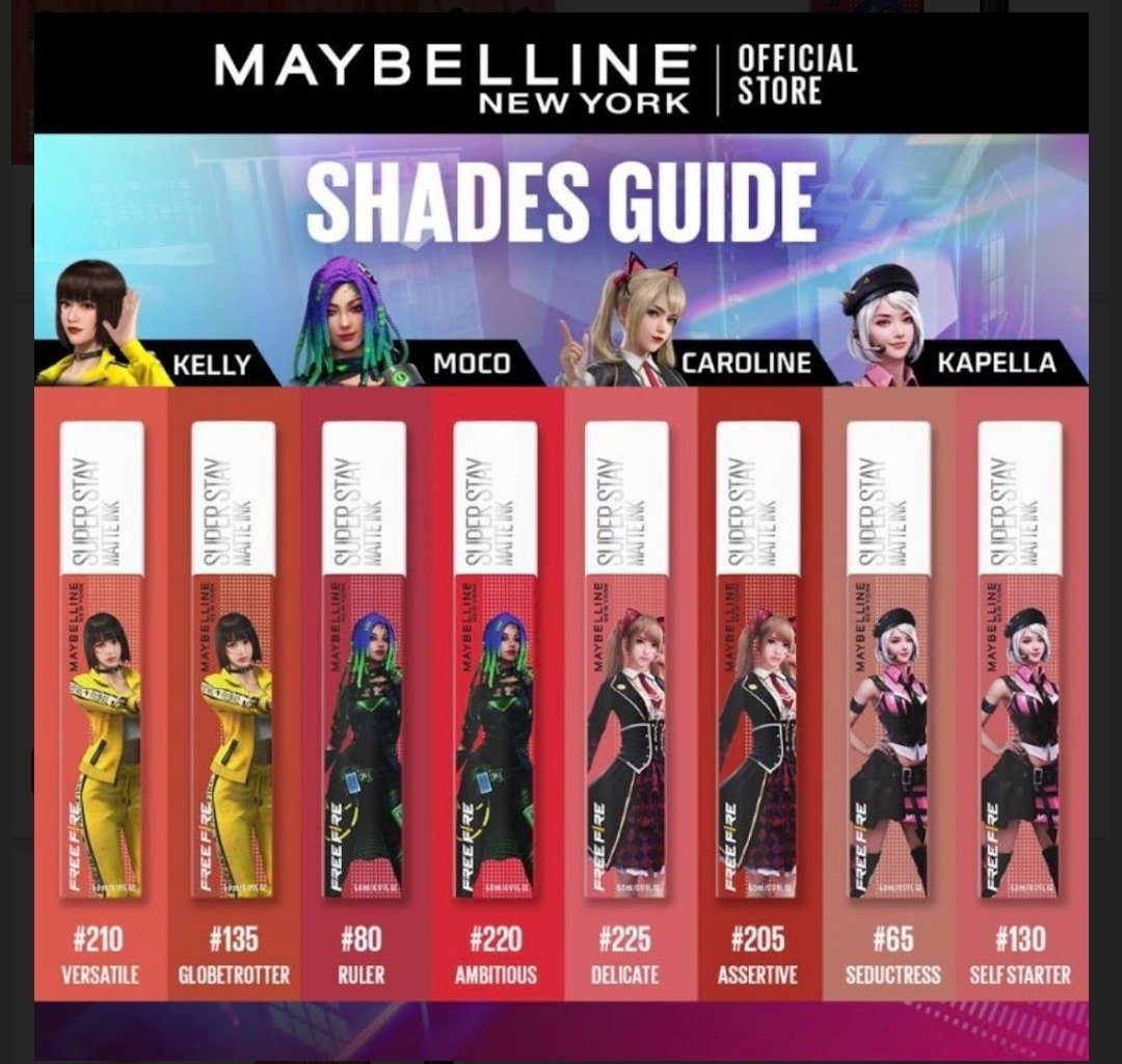 aininurcom's tweet photo. Beneran deh, Superstay Matte Ink andalan banget. Paling transferproof lho lip cream ini, nggak tanggung-tanggung sampai 16 jam. Nah, masuk kan gue ke kriteria pasangan idamannya si El . #MaybellinLipBooyah16Jam #MaybellinexFreefire https://t.co/ph7hE9T305