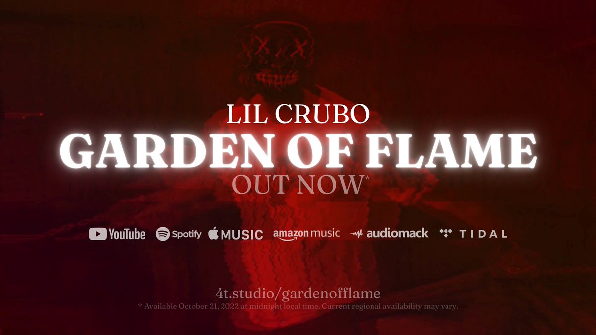 LilCrubo's tweet photo. It's out 😭 #GardenOfFlame is here! This song is a big departure from my previous work, being a lot darker sonically and lyrically and I'm so excited for you to hear. Please listen/support any way you can🔥🧡

Lyric Video: https://t.co/YaeaOFNqLA
Stream: https://t.co/AsmypTQSas https://t.co/aCmbwe3tRJ