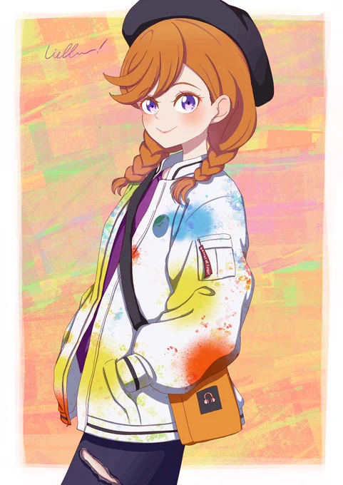 ヴィレヴァンコラボの澁谷かのんさん、三つ編み可愛い #Liella! #Liella応援 