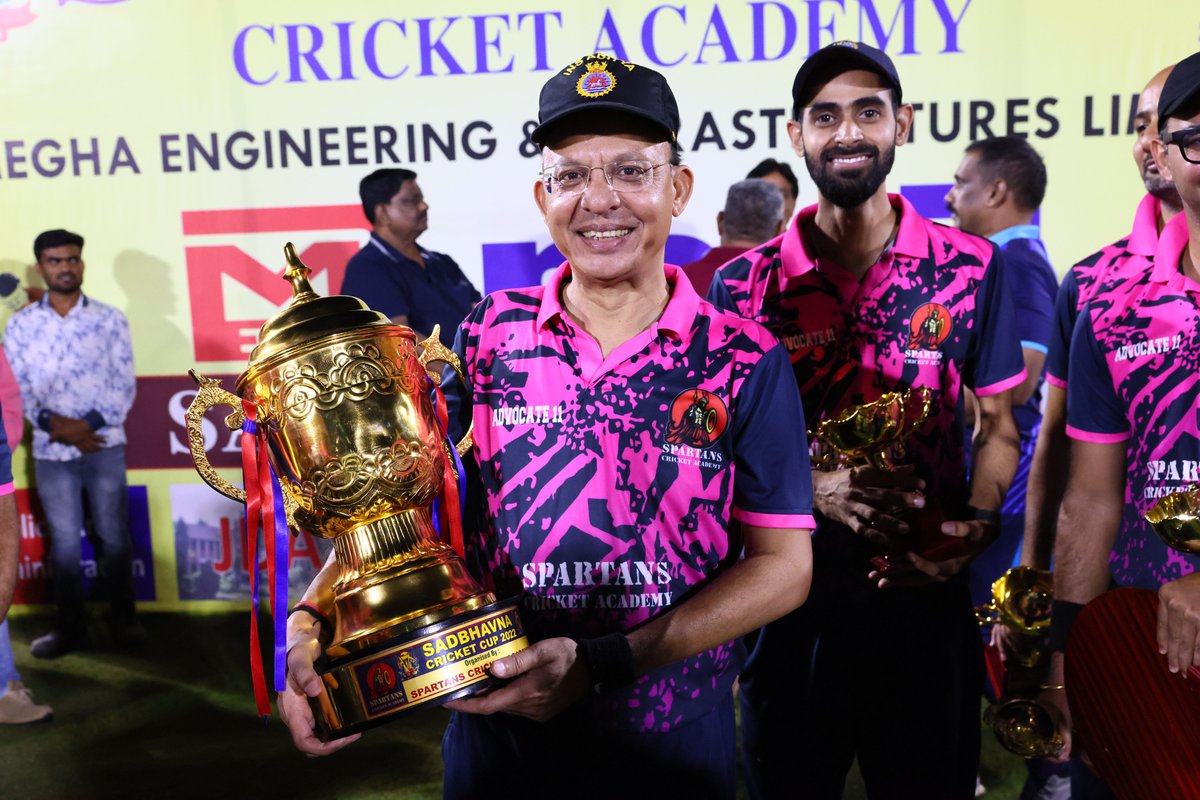 MEIL_Group's tweet image. It was a fantastic end to the 5-day #Sadbhawna Cup #T20 organised by #MEIL &amp;amp; #spartancricketacademy in #Jodhpur. #Judiciary beat #Adm&amp;amp;Police team by 7 #wickets to lift the #cup in a nail-biting finish. #Congratulations to the #winners.