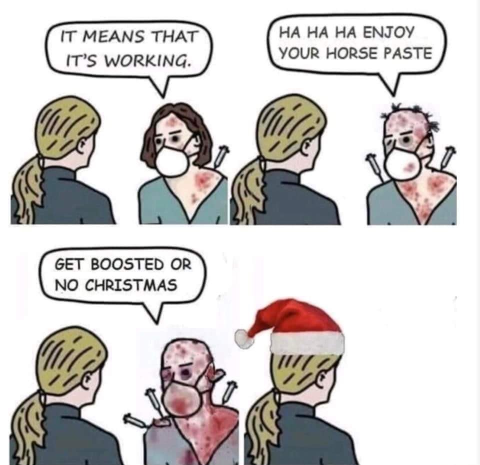 frothmonsterrr's tweet photo. #CleanForChristmas #NoJabForMe https://t.co/IjZoYM37CN