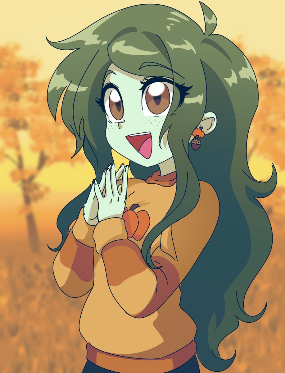she was made for autumn vibes
Wallflower in Vee Owl House's sweater bc i thought it fit her 🎃🌷