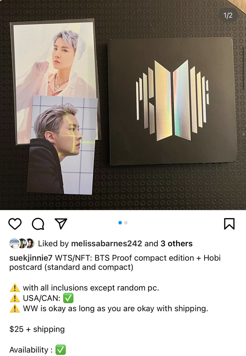 SuekJinsrose's tweet photo. WTS/WTT: Proof albums + photocards. Kindly read description. DM me if you’re interested. Thanks!
Kindly share too. 💜🙏🏻
#wttbts #wtsbts #wtsproofalbum #wttproof #wanttosellbts #wanttotradebts #btsselling #btstrading https://t.co/eyHas5VhEt