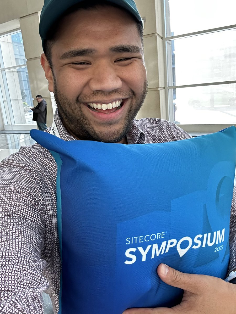 I still don’t know what the pillow means but I got one #SitecoreSYM