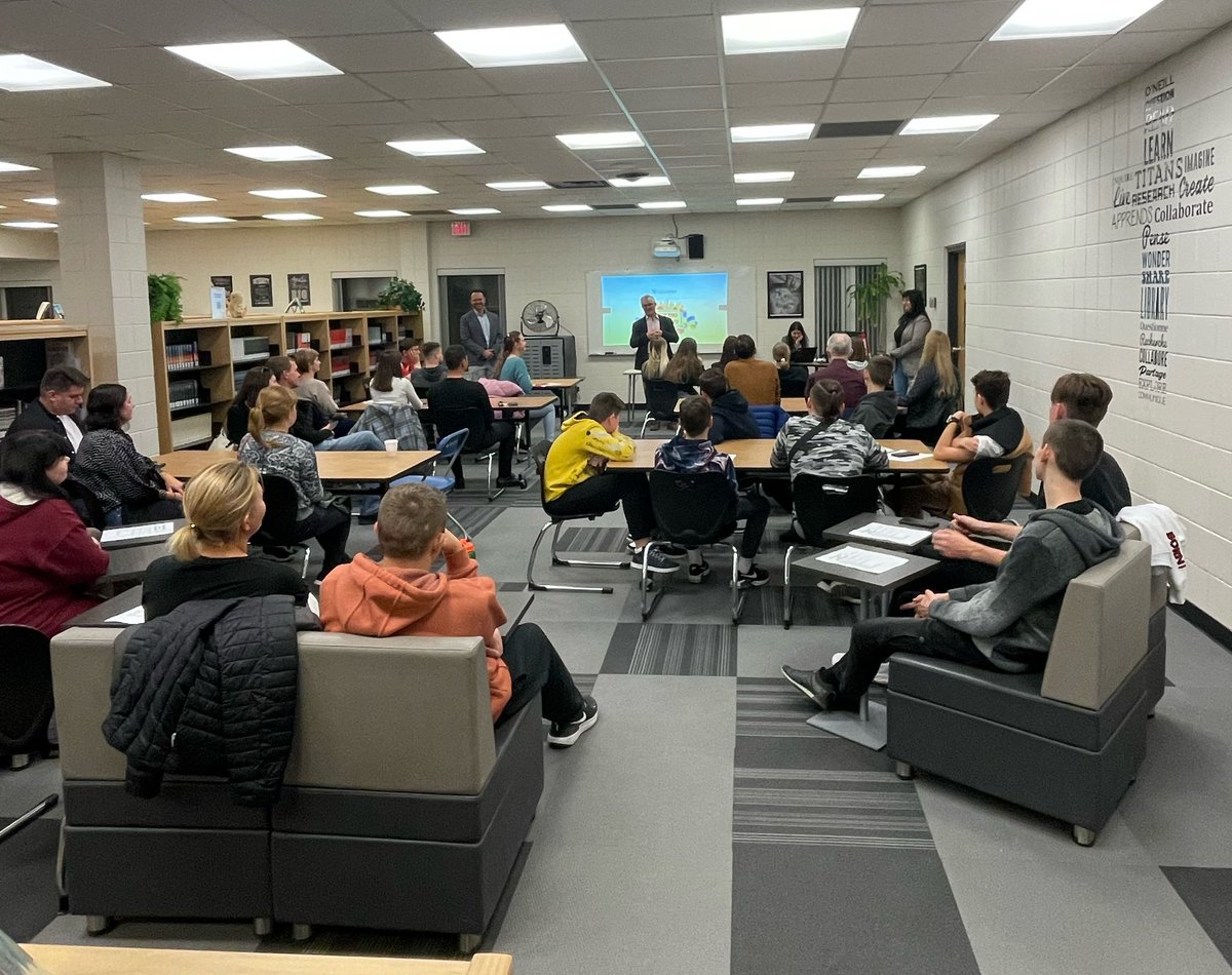 Outstanding team <a href="/oneilltitans/">O'Neill Titans</a> Great evening for newcomer families from Ukraine, receiving support from a dedicated team, who is going above and beyond to help the students.
