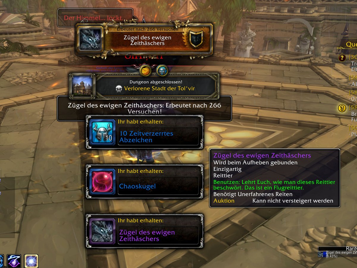 Certus_Shaman's tweet image. #yes #mountdrop 
266 tries 

#wow #warcraft #blizzard