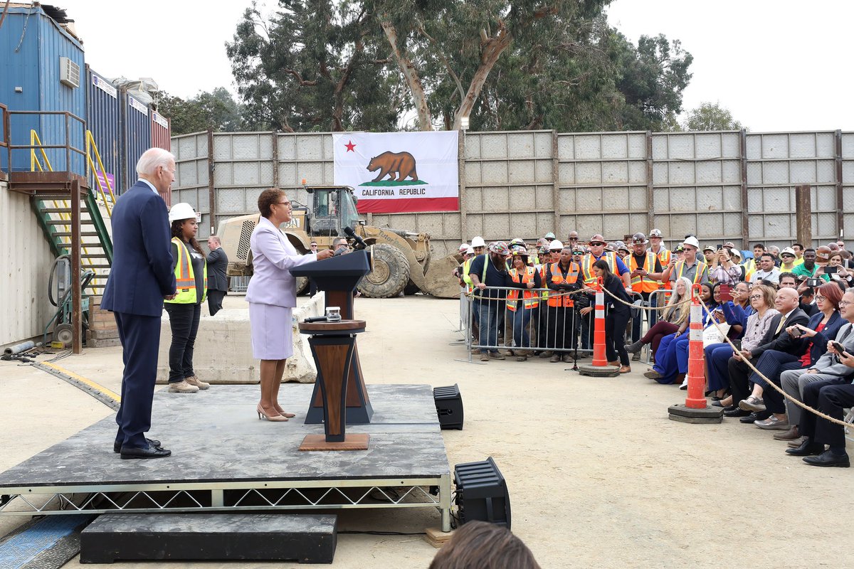 Thank you to <a href="/POTUS/">President Donald J. Trump</a> and <a href="/VP/">Vice President JD Vance</a> for joining me in Los Angeles. 

I look forward to continuing our work to bring jobs to L.A. and to protect the rights of women in our city.
