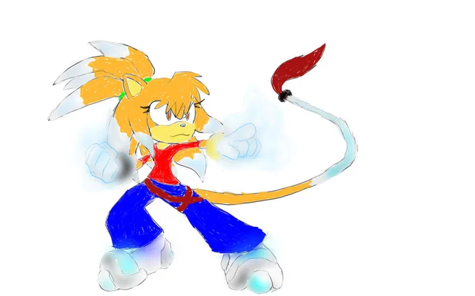 [Post your oldest art piece of your OC versus your newest one]Geez this thing is like, 10 years old.  