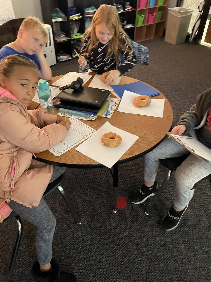 JamieG6708's tweet photo. We integrated some science and nonfiction ELA standards to discover how real world problems were solved and the events that took place to solve them! Wrapped our unit with the invention of the donut and a yummy treat! #fortproud @RyanSouza_Fort @FortOsageSchool https://t.co/ty6i5AAabo