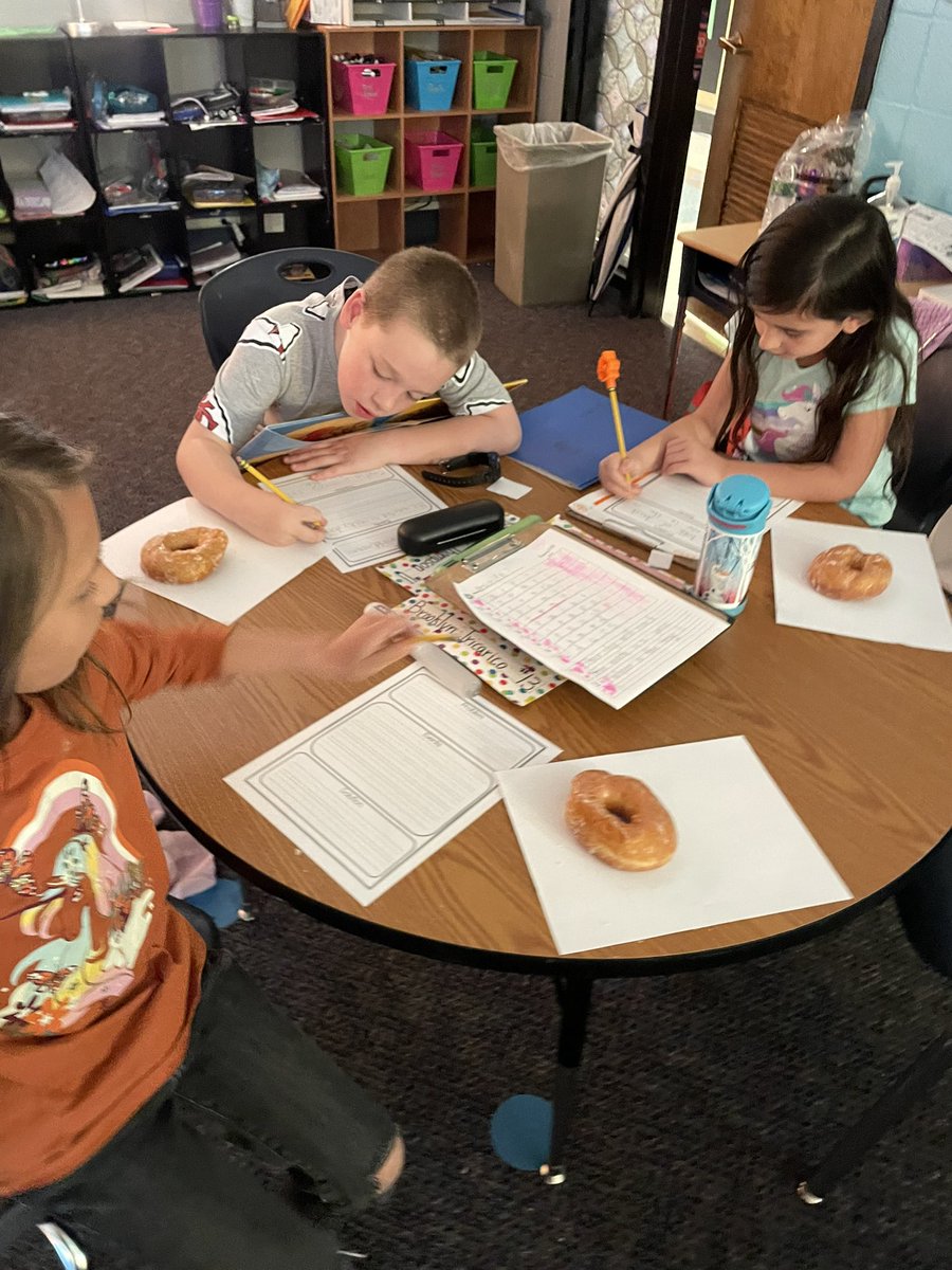 JamieG6708's tweet photo. We integrated some science and nonfiction ELA standards to discover how real world problems were solved and the events that took place to solve them! Wrapped our unit with the invention of the donut and a yummy treat! #fortproud @RyanSouza_Fort @FortOsageSchool https://t.co/ty6i5AAabo