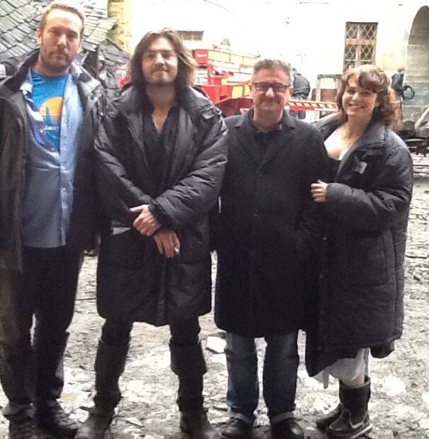 JuttaFreudig's tweet photo. #MusketeersEurope October 2015 final days of #TheMusketeers season 3 filming were coming ⚜️ and finally in November they burnt down #TheGarrison 💥🔥😢 #JessicaPope #SimonAllen #SimonAshford #TomBurke #LukePasqualino #lucapasqualino #TamlaKari #ThrowbackThursday https://t.co/rBIi0GFvVe
