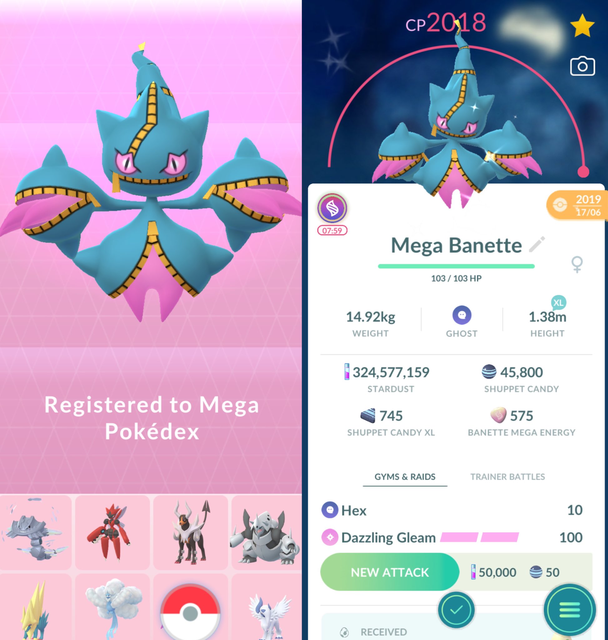 Shiny Mega Banette looks amazing ! : r/pokemongo