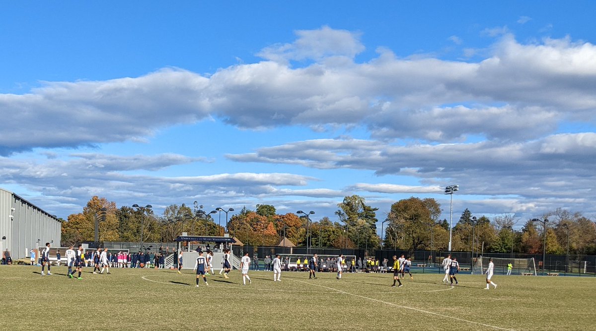 jaredamcdonald's tweet photo. My first @UMWMensSoccer game was a success! A 3-0 victory #gowash https://t.co/b26xDXj8Yj