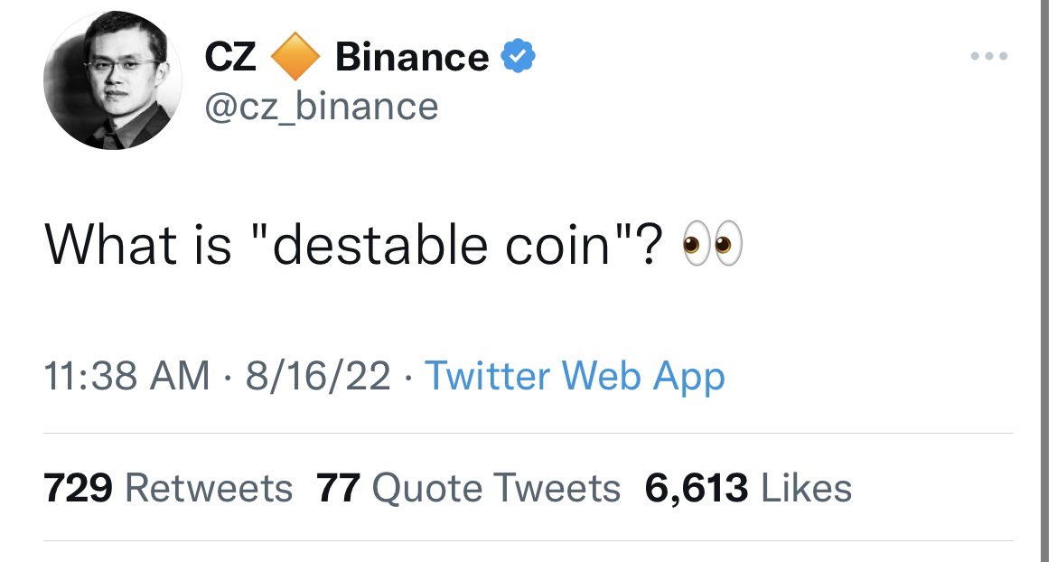 PillowGirl7's tweet photo. Another 0 due diligence ape 

Destable Coin

Sure why not. Just launched

Be safe cause idk what I’m doing

https://t.co/Eeyoj29C2B https://t.co/WnfHURDsrb