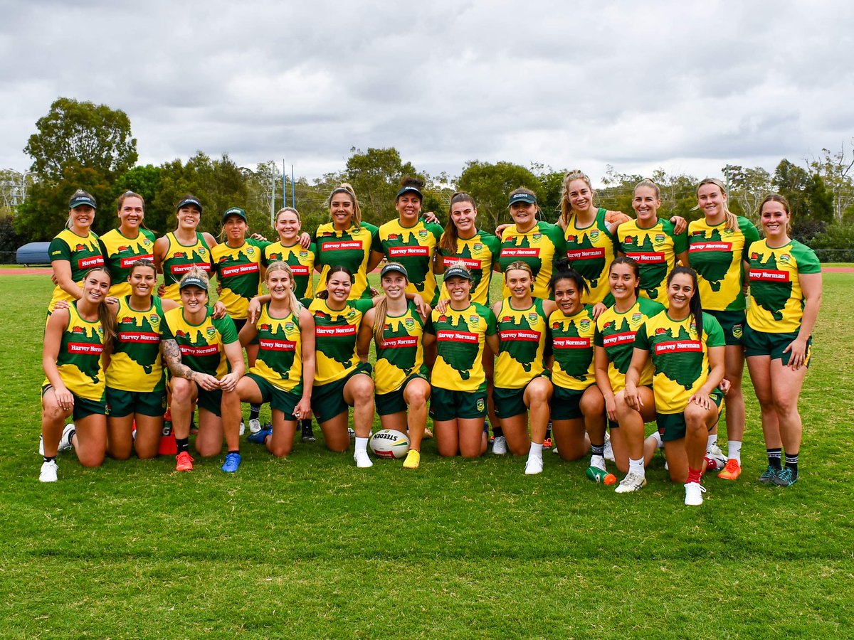 Squad goals 💚💛 

#RLWC2021