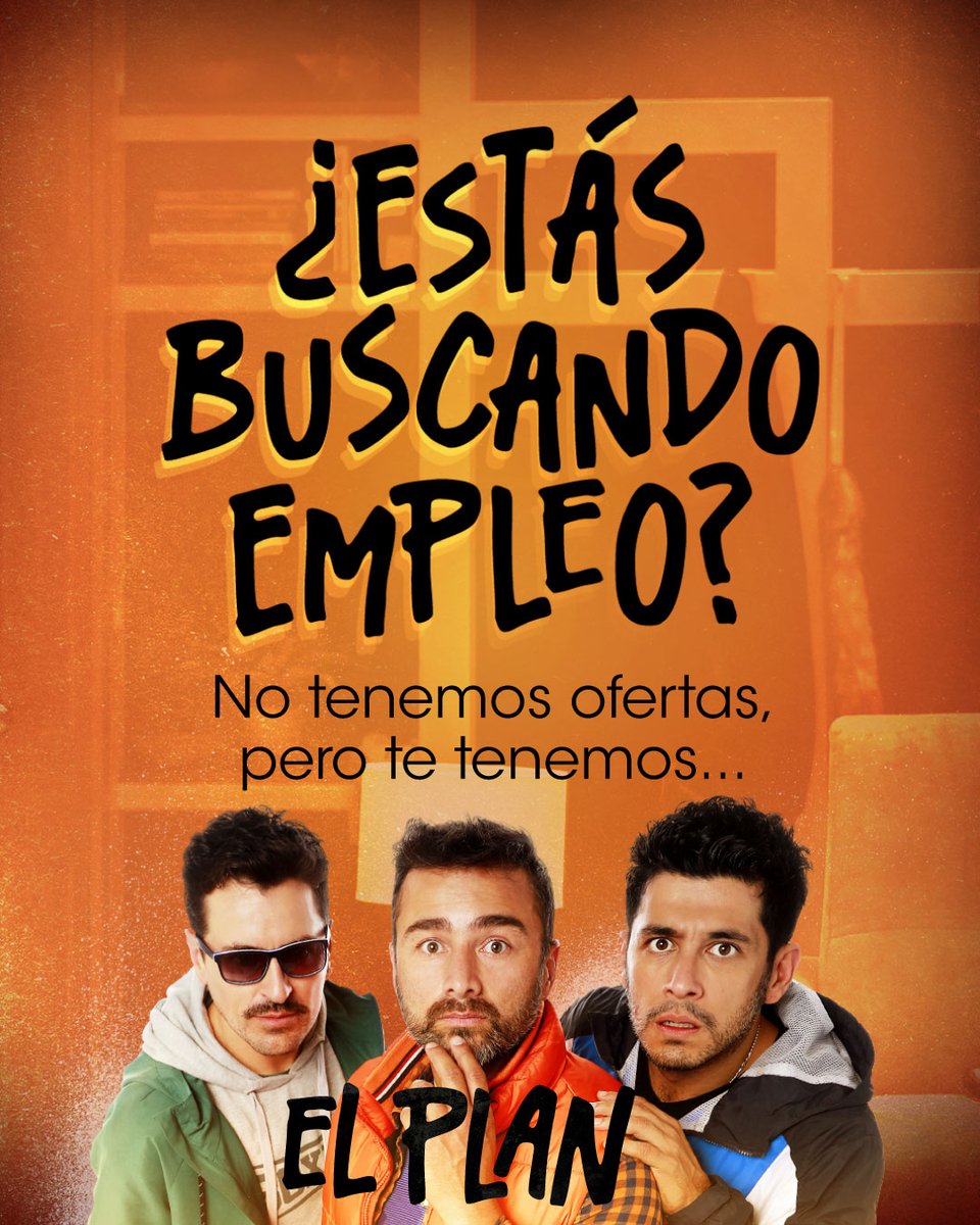 fteatronacional's tweet photo. 💥💥 ¡No tenemos vacantes pero te tenemos #ElPlan!🤯 Para los empledos, desempleados, las parejas, los amigos, los casi algo ... o quienes quieran el mejor plan está en el📍 Teatro Nacional Calle 71 

 🎭 Compra tus boletas en 👉 https://t.co/LIuperVvdR https://t.co/VpDpp93ShY