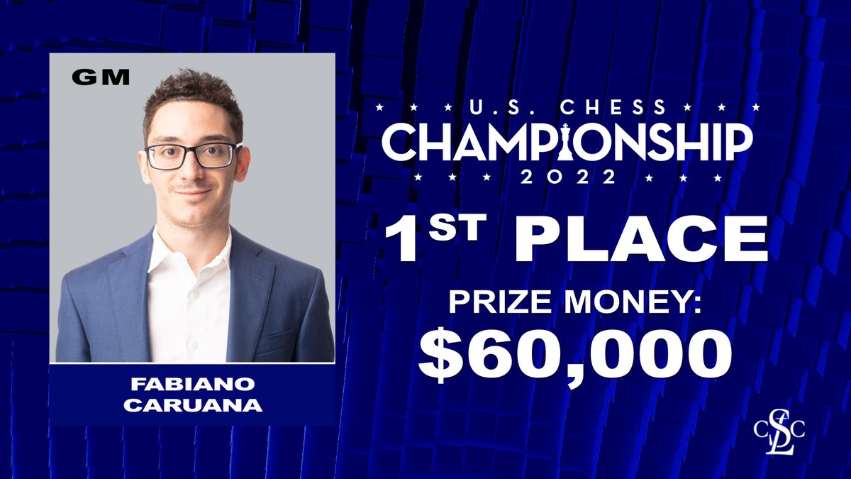STLChessClub's tweet photo. Congrats to @FabianoCaruana, our 2022 US Champion!

#USChessChamps https://t.co/208nhhDQ69