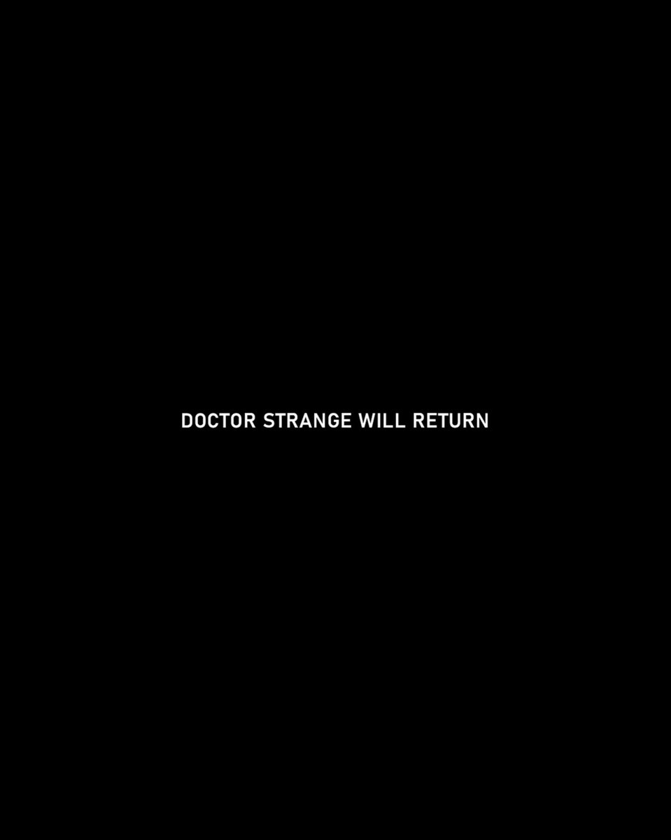 DrStrangeUpdate's tweet photo. A friendly reminder that #DoctorStrange is currently alive in the MCU and expected to make his next appearance soon! https://t.co/8dCoaZ7txL