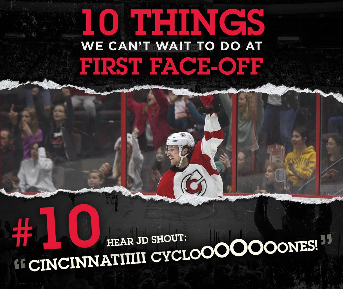 CincyCyclones's tweet photo. Music to our ears ๐
The puck drops in exactly 10 days! https://t.co/OXcU3edtVv