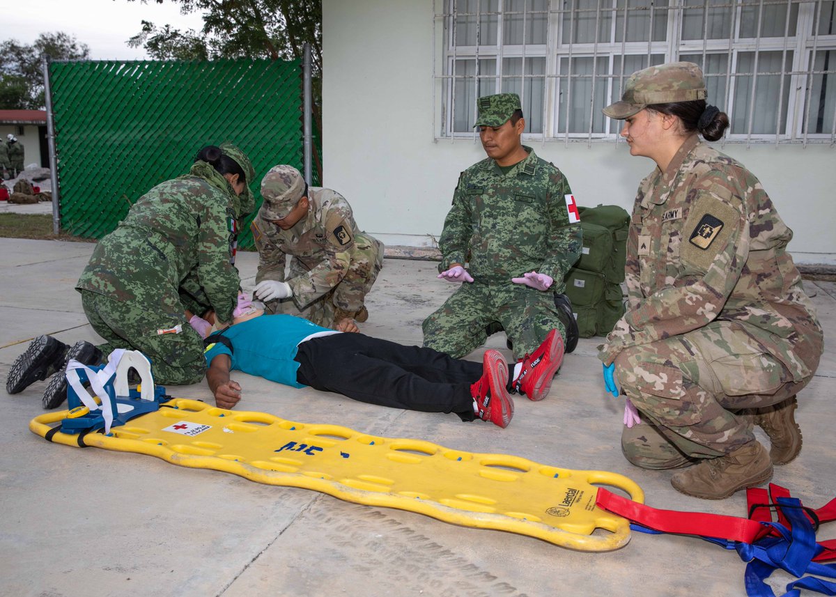 jtfcs's tweet photo. Fuerzas Amigas 2022 is in full swing! 

#FA22 will focus on disaster response operations, to foster and reinforce our military-to-military partnership between the U.S. and Mexico. @SEDENAmx https://t.co/fWxb6TvlxW