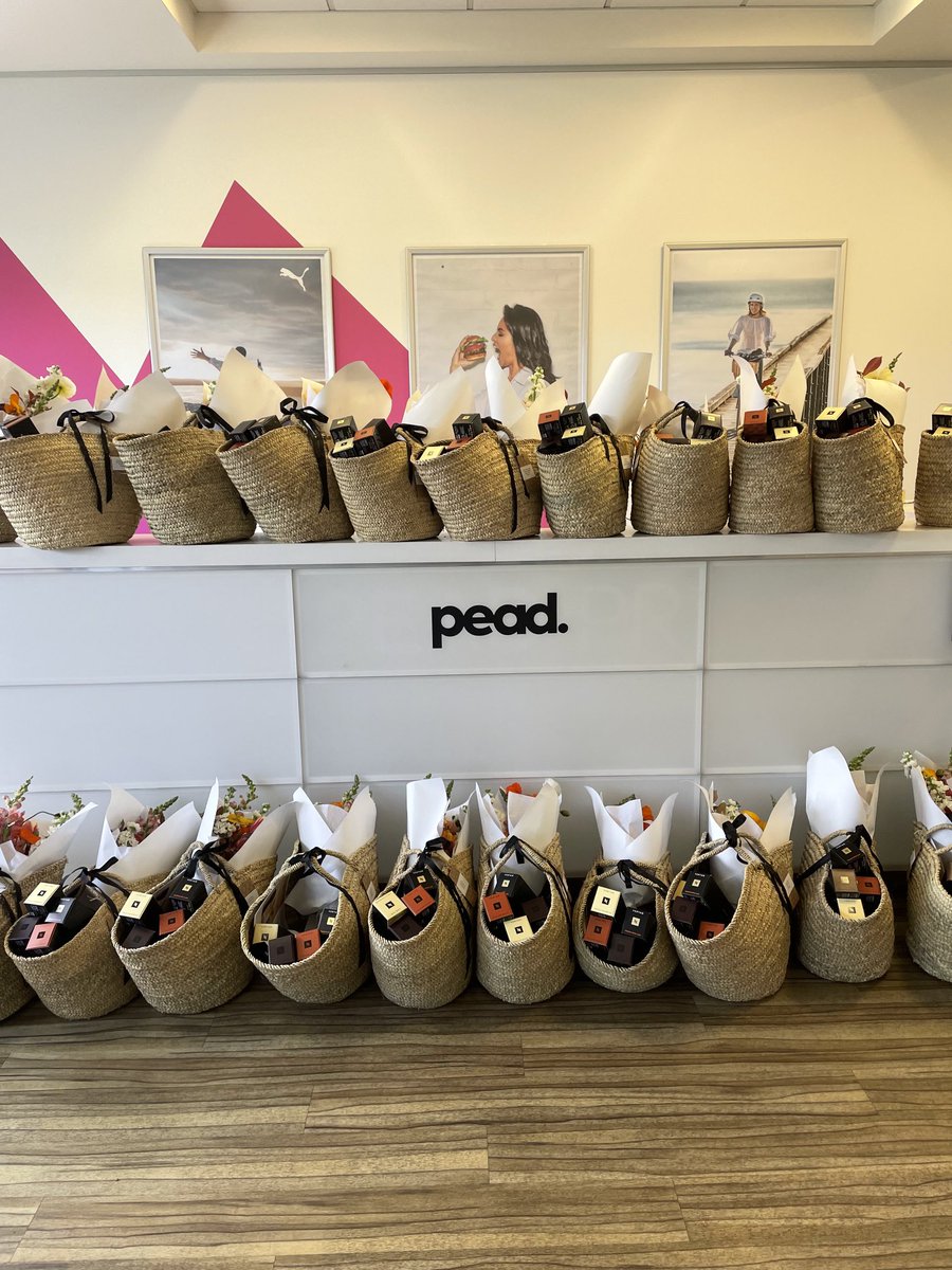 DeborahPead's tweet photo. When you work in PR your reception looks different almost every day. #Nespresso #sendout https://t.co/iLm0HnYmmw