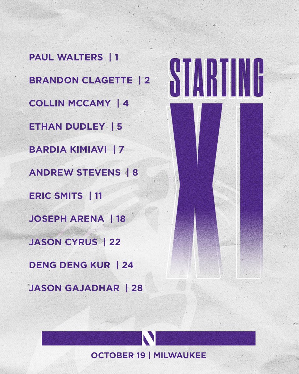 NUMensSoccer's tweet photo. Our Eleven

📺 https://t.co/VlHgP5oDK8
📈 https://t.co/bWNoq1sltc
📰 https://t.co/W2mhHGQp3x https://t.co/OTVLsjZzoC