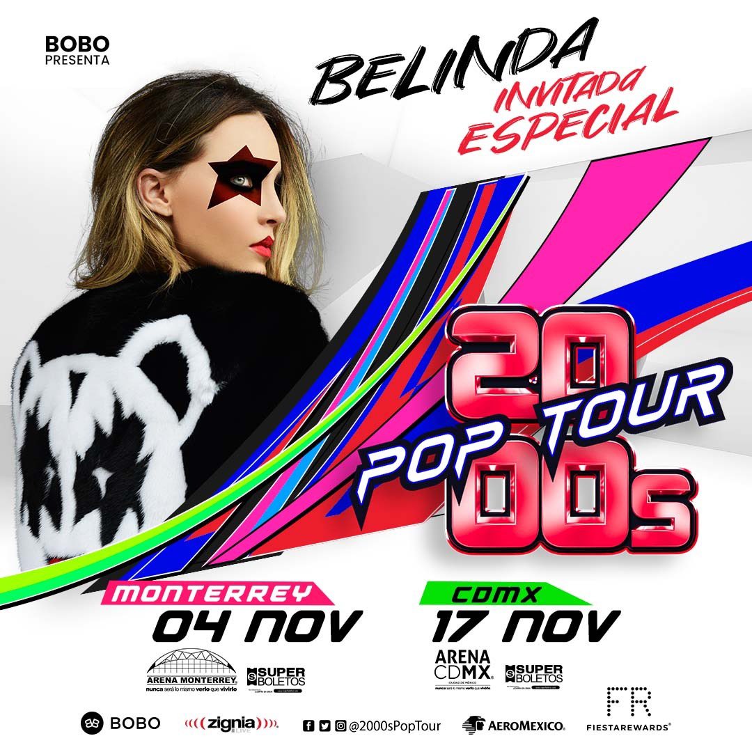 💥¡PAREN TODO, ESTO NO ES UN SIMULACRO! 💥

<a href="/belindapop/">Belinda</a> se suma a esta PARTY DOSMILERA en MONTERREY Y CDMX. 🔥

💿Porque tú lo pediste...NOS VEMOS ESTE 4 Y 17 DE NOVIEMBRE para ver a Beli ganando como siempre en el escenario⭐️

#BelindaEnEL2000sPopTour

🎟:linktr.ee/2000spoptour/