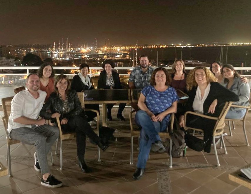 Parte de la Junta y Comité Científico  de la <a href="/AEEC_enfcardio/">Asociacion Española de Enfermeria en Cardiologia</a> ya en Palma de Mallorca. Calentando motores, se viene un gran Congreso con un súperprograma, no te lo puedes perder. #AEEC22 #SEC22