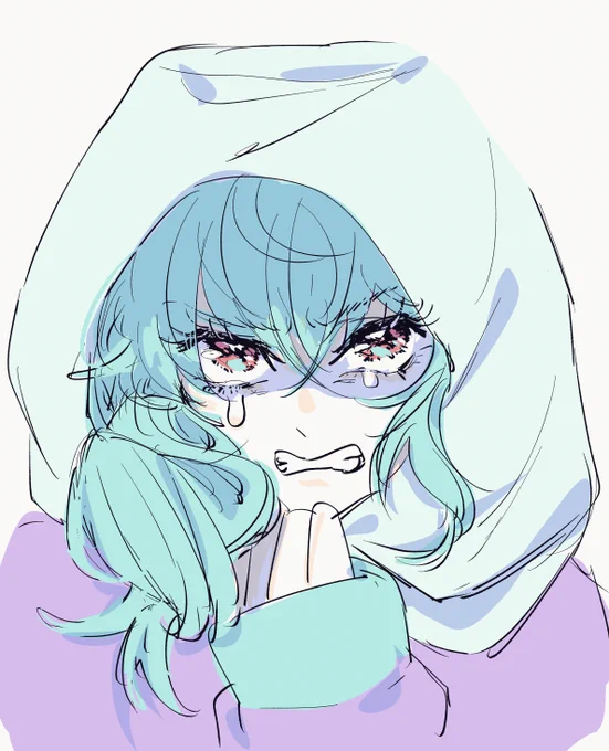 ラクガキあのフード被れるのかなっていう 