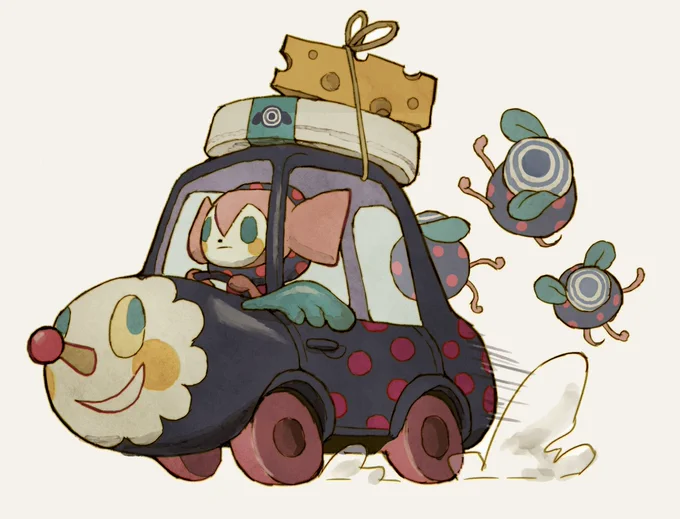 so happy with how much people seem to have liked the charlotte car ( carlotte ), it mixes my favorite things, charlotte and drawing little cars 