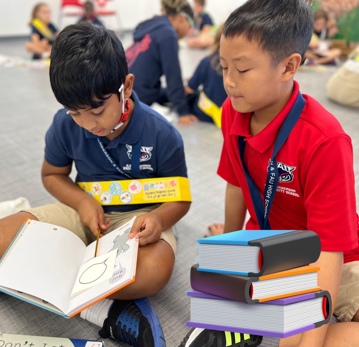 MrsPavek's tweet photo. Today we celebrated of all our hard work learning our #firstgrade reading habits! We earned our reading sashes that had a badge for every habit we learned. The kids are SO proud!! Way to go Owls! #owlsread @tcrwp @ADHUSelementary #literacy #readersworkshop https://t.co/4Qw1e9FLFZ