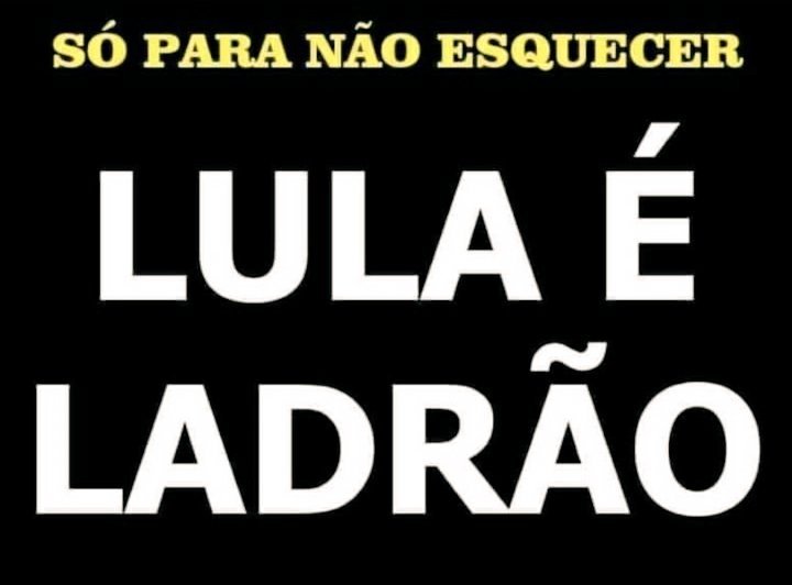 drycaBrasil's tweet photo. Jovem Pan ñ  pode  falar mais eu posso!
LULA É LADRÃO 🤮🤮🤮 https://t.co/GgkMnEN6ox