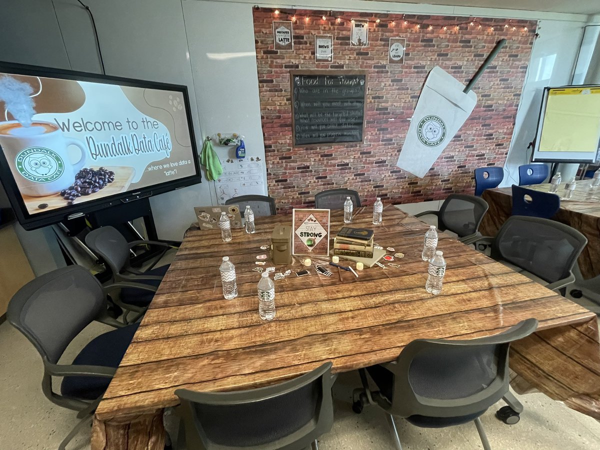 JessA_Bender's tweet photo. Today we wrapped up two weeks of digging into data with grade levels at the Dundalk Data Cafe! @kkarpus @aweaver313 @MrsBosserman @TeamDundalkES #makepdfun https://t.co/WF7OATU9X4
