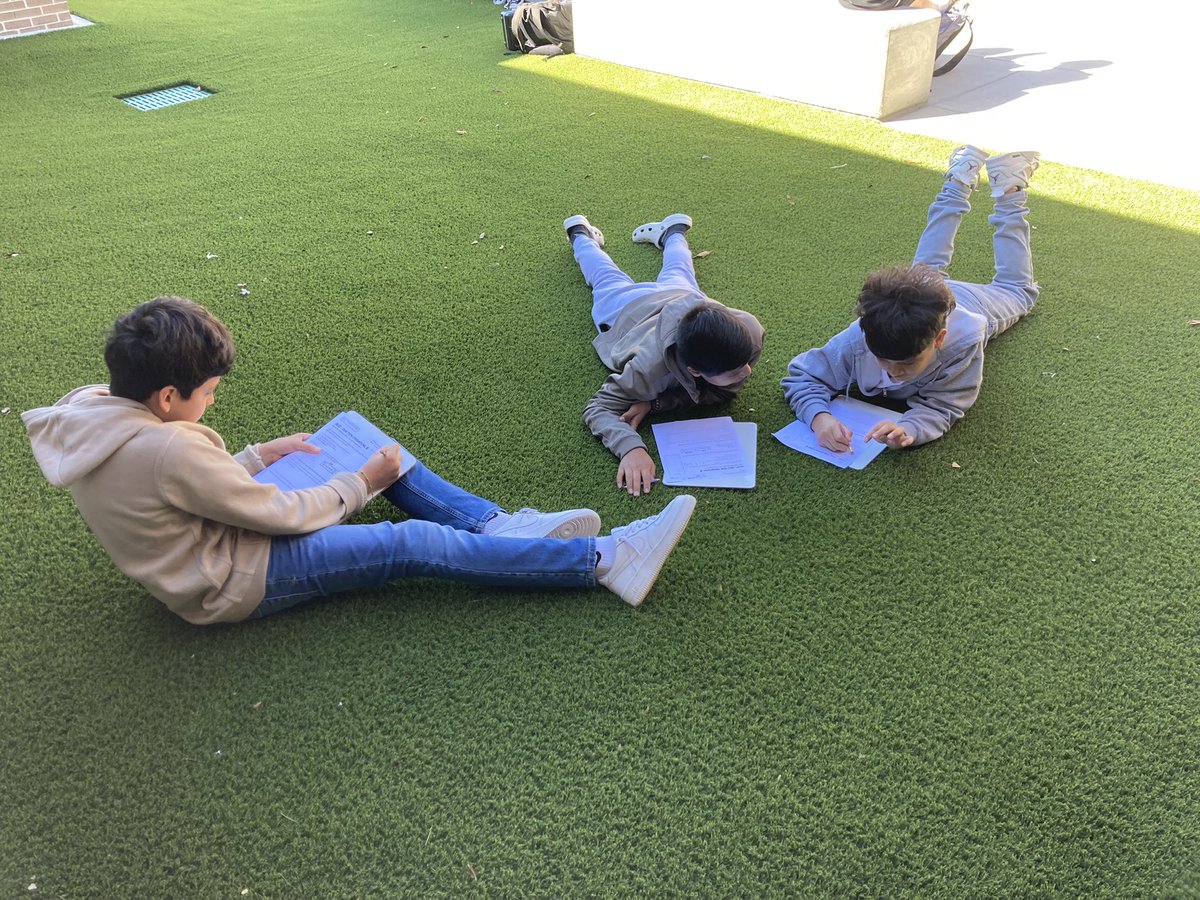 mapstonmath's tweet photo. Beautiful day to work outside! @LLMSLynx #WitnessGreatness https://t.co/tG9e41VV4Z