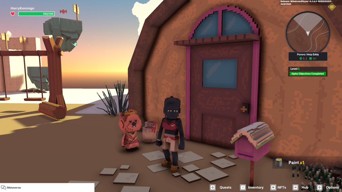 HKemingo's tweet photo. @TheSandboxGame I just finished my quest on Pororo experience on the #SandboxAlphaS3 for a chance to win a Season 3 Alpha Pass! Here I am with a cute Pororo. Check out my screenshot!

#Pororo https://t.co/2tKSVtINHx