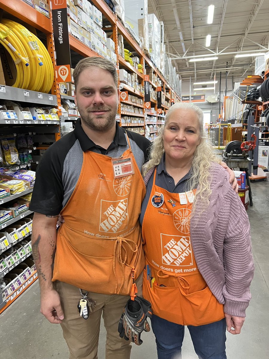 Meet Dal and Marjorie, Mother and son, family inside and outside our Depot! Love it!