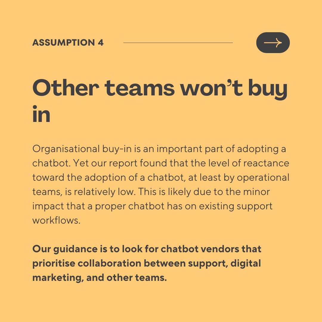 clevertar's tweet photo. People’s perceptions of chatbots vary widely and wildly. Rather than let these assumptions continue unchecked, we thought we’d put them to the test and challenge them based on our research. 

See the key findings from our report: https://t.co/6s6WwgG0KB https://t.co/esBxTcwj91